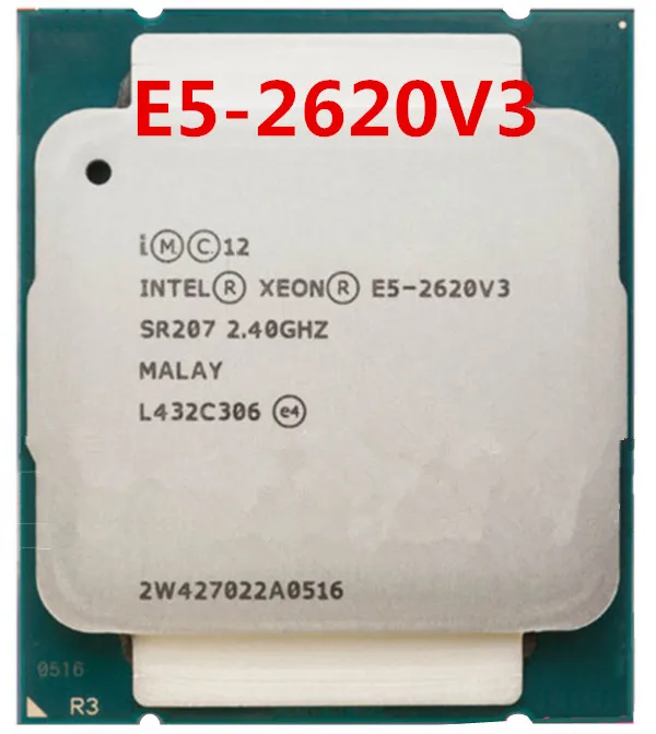 E5 2620V3 процессор Intel Xeon E5-2620V3 6 ядер 2,40 ГГц 15 Мб FCLGA2011-V3 85 Вт 22 нм процессор E5-2620 V3