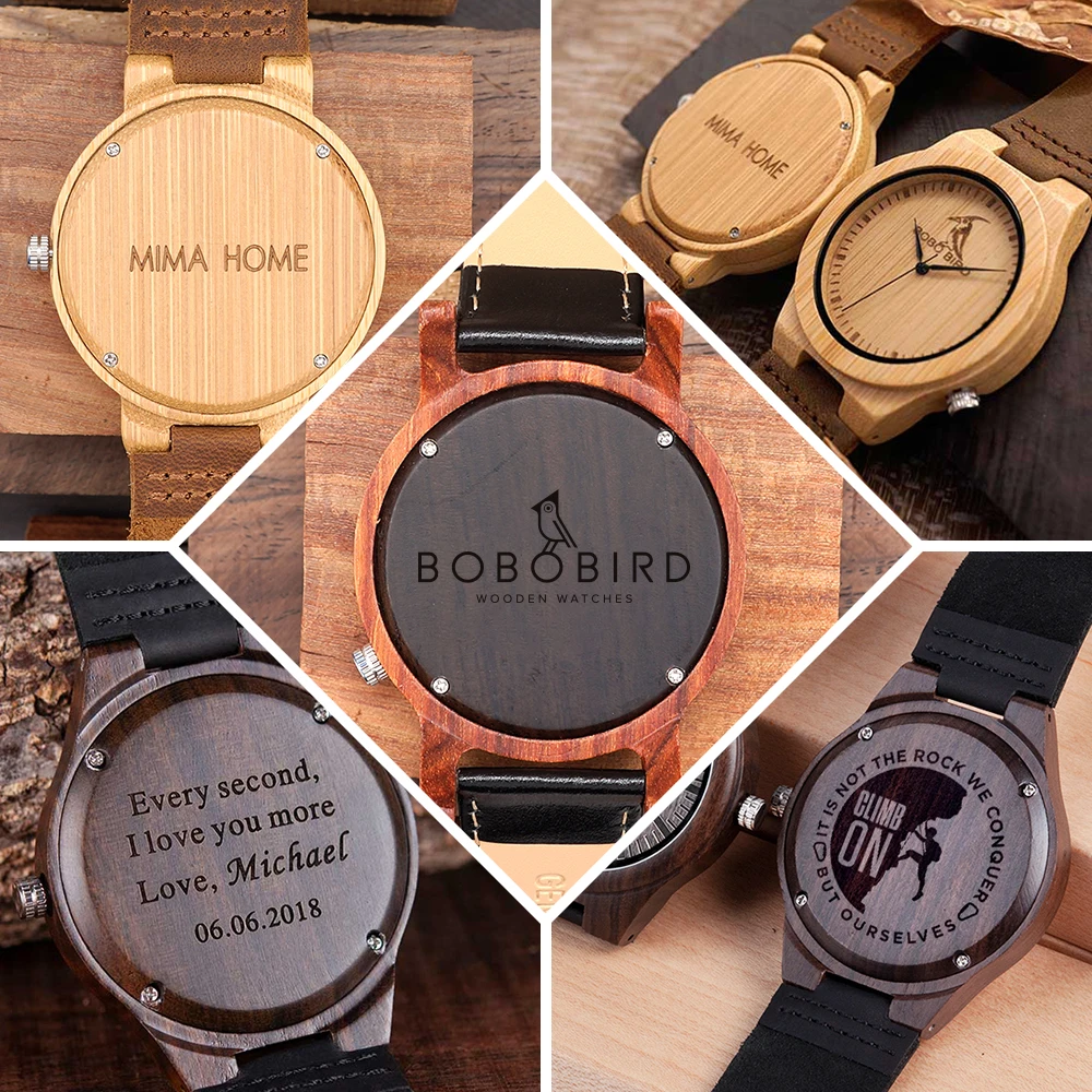 Логотип креативного индивидуального дизайна выгравированное послание наручные