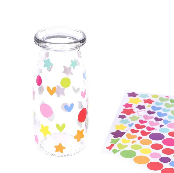 18 листов вышивка звёздочки или бриллианты в горошек стены стикеры сделай сам