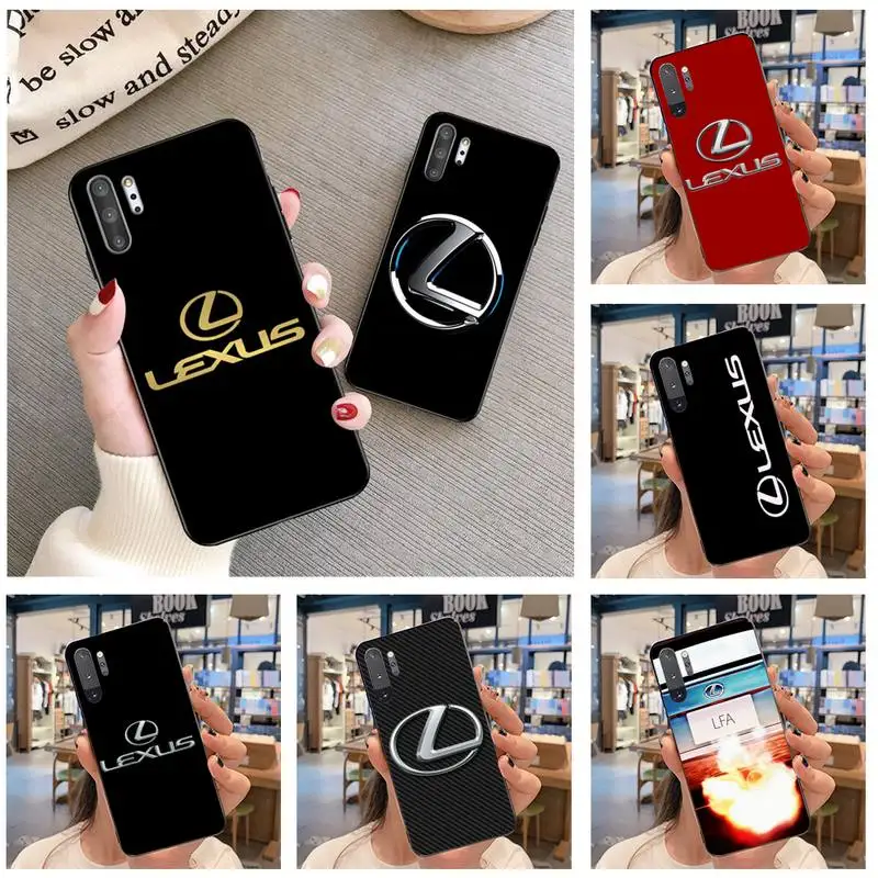 Роскошный автомобильный чехол для телефона Lexus Samsung Galaxy Note20 ultra 7 8 9 10 Plus lite J7 J8 2018