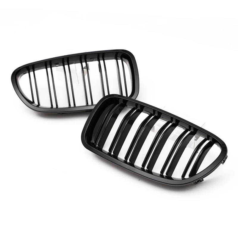 Dull Matte Black Front Kidney Sport Grille For BMW 5 Series F10 F11 F18 M5 2010-2015 Dual Bar Auto Replacement Grill | Автомобили и