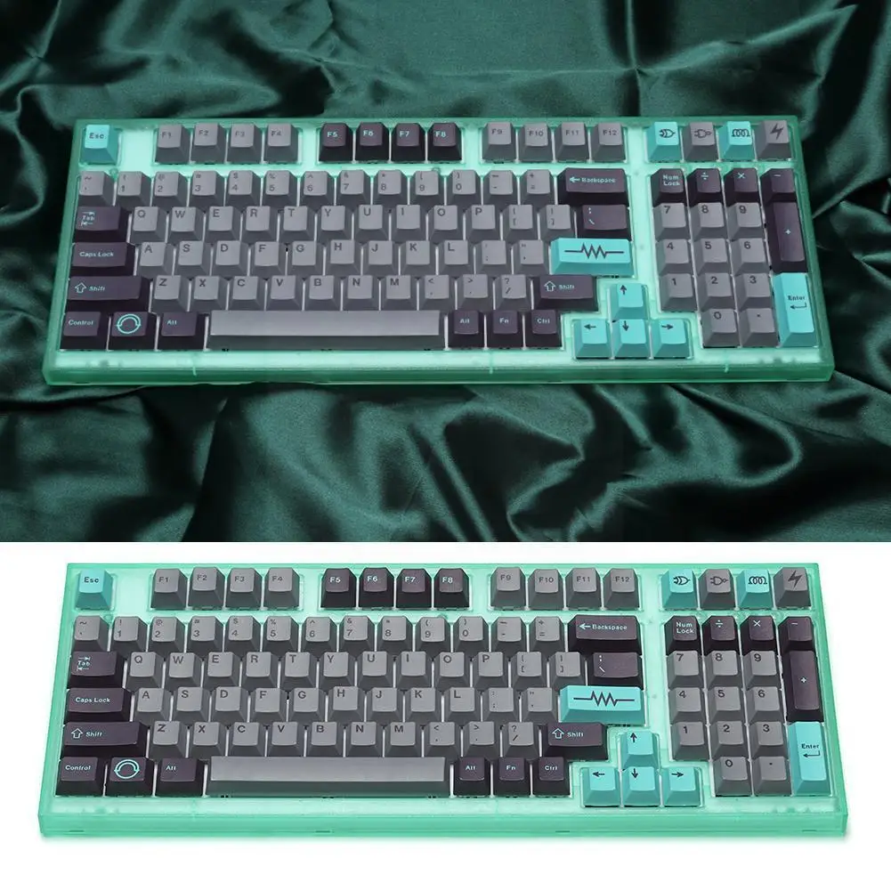 

Электрические колпачки для клавиш Gmk для профиля Pbt, колпачки для сублимационной печати для механической клавиатуры Mx Switch типа T1x1