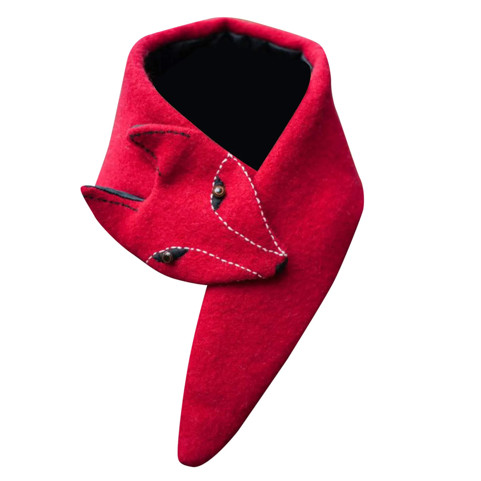 

Fashion Winter Women Print Button Soft Wrap Casual Warm Scarves Shawls Brand New And High Quality Fashion Trends Fox Pattern