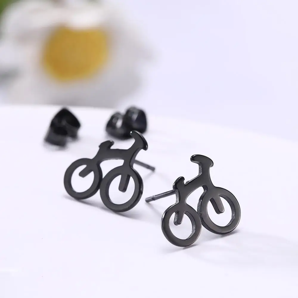 Lemegeton серьги из нержавеющей стали цвет черный | Украшения и аксессуары