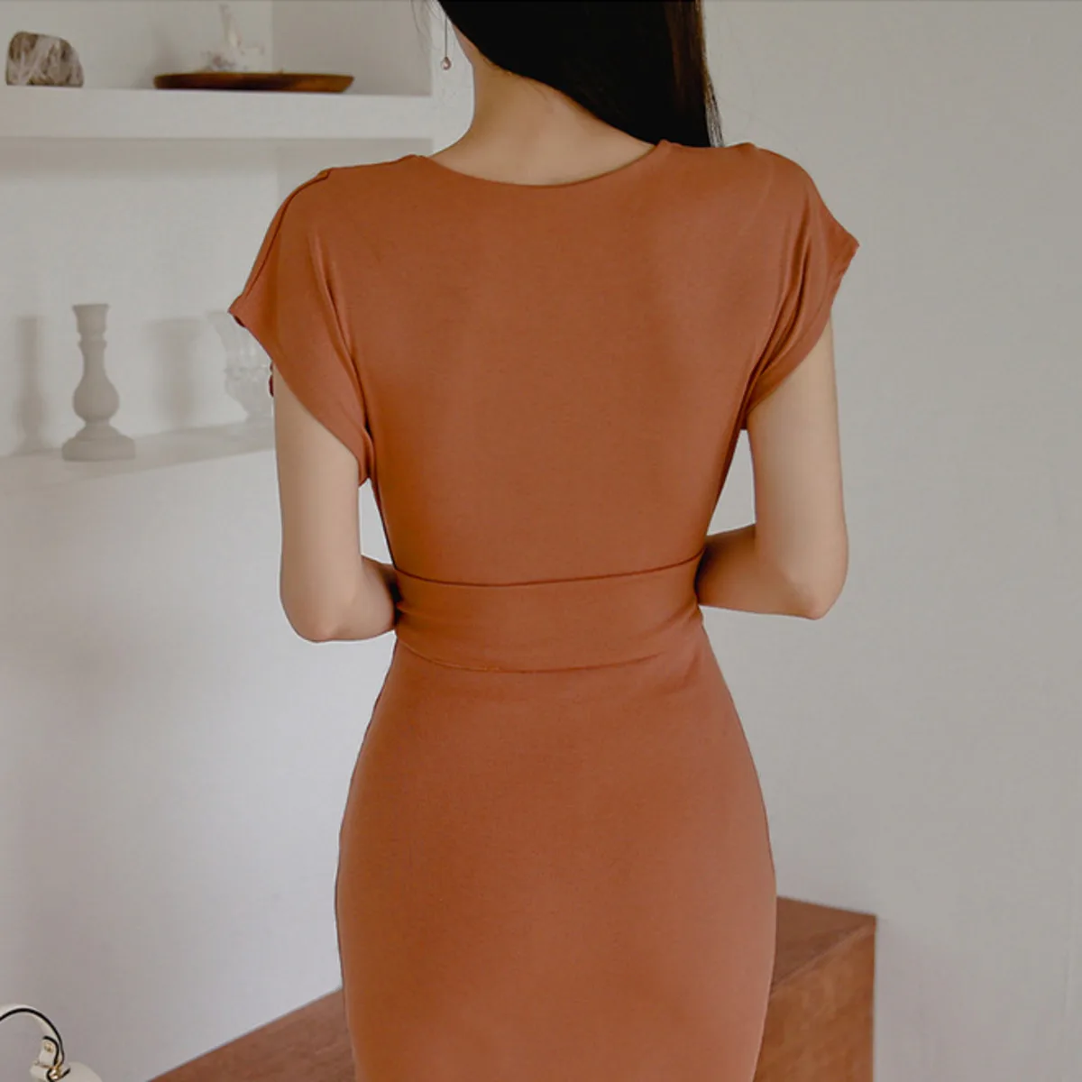 

BacklakeGirls Sexy Deep V Neck Short Sleeve Women Evening Dress Ruffles Slim Fit Long Mermaid Party Dress Elegant Robe Longue