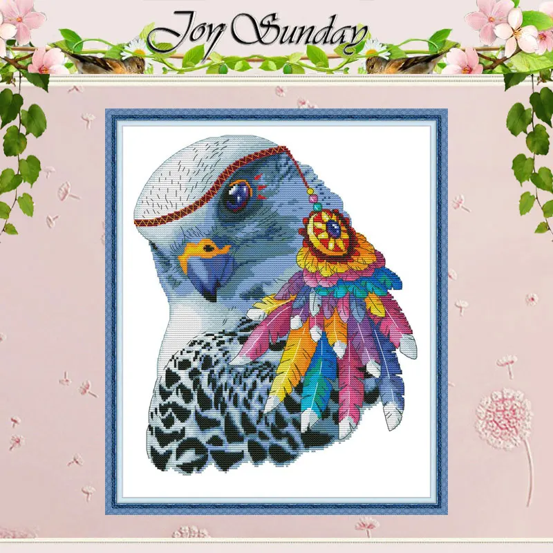 Набор для вышивки радужный Орел крестиком 14 карат 11CT китайские наборы