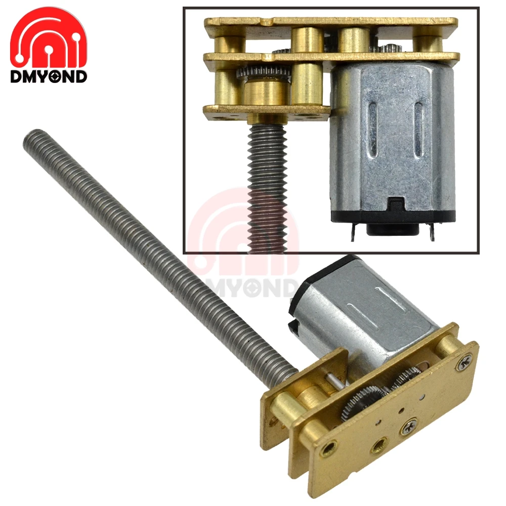 Резьбовой вал с металлическим редуктором умный двигатель шестеренкой для