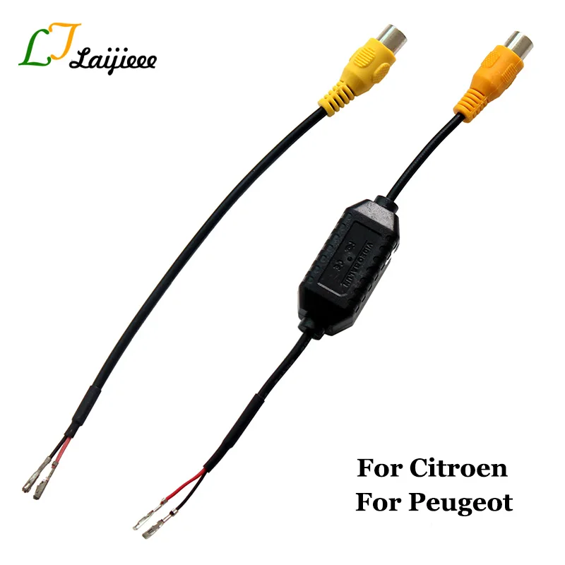 For Citroen Peugeot Install Rear Camera Original Car Screen Connection Wire Conversion Pin / RCA Interface Is Converted Into Pin For Citroen Peugeot Install Rear Camera Original Car Screen Connection Wire Conversion Pin / RCA Interface Is Converted Into Pin