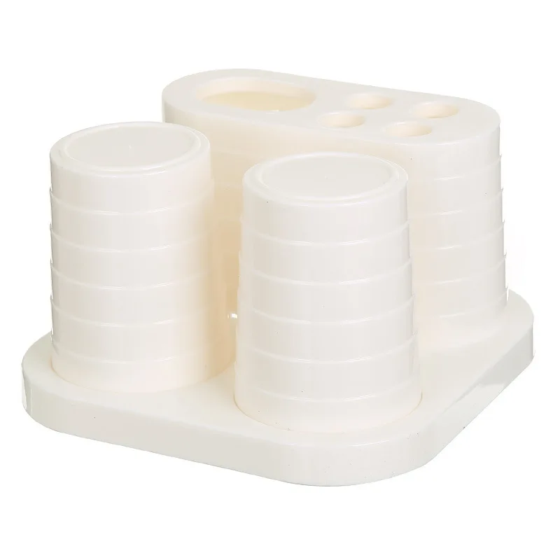 Набор для мытья ванной комнаты дома пары держатель зубной щетки с двумя чашками