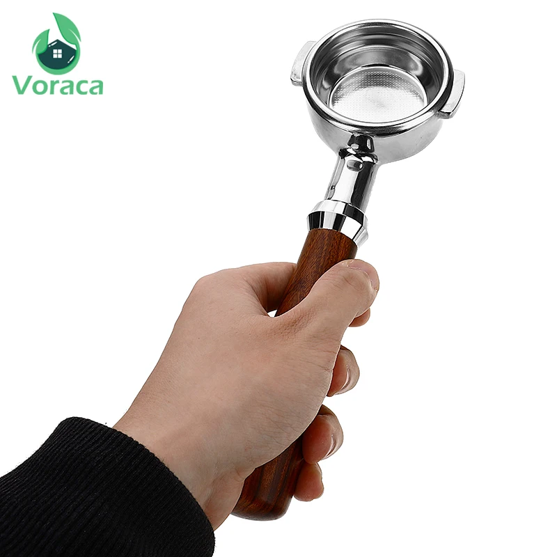 58 мм нержавеющая сталь эспрессо кофе машина бездонный фильтр Держатель