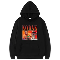 classic vintage hip hop rap kodak black hoodie mens loose style hoodies streetwear men women fashion harajuku hooded sweatshirt