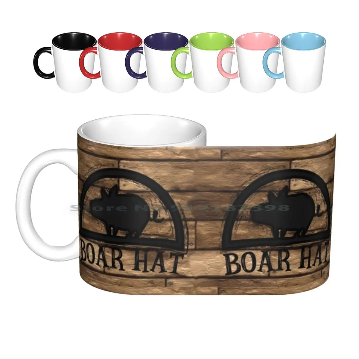 The Boar Hat Ceramic Mugs Coffee Cups Milk Tea Mug Nanatsu No Taizai Seven Deadly Sins Hawk Creative Trending Vintage | Дом и сад