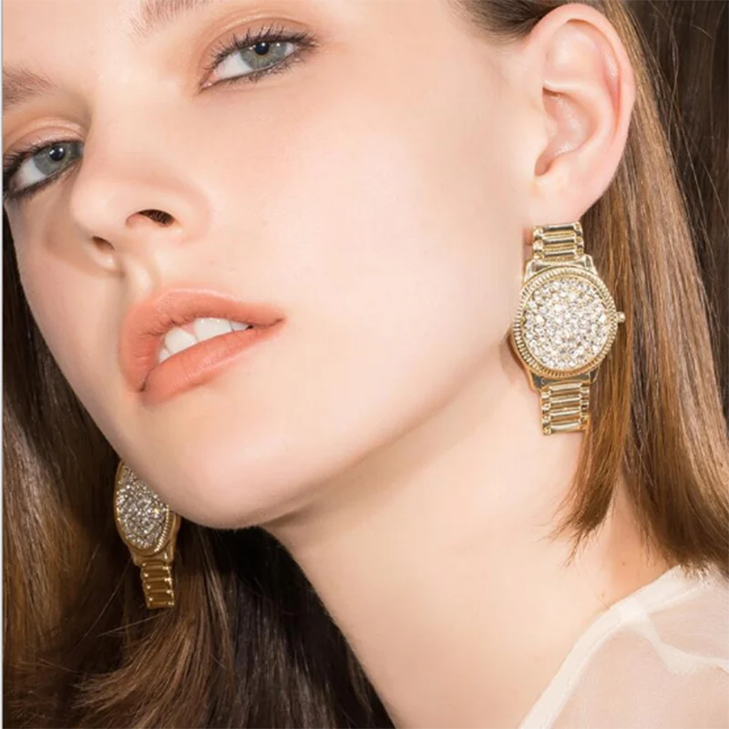 Уникальный дизайн простой Роскошная обувь с украшением в виде кристаллов часы