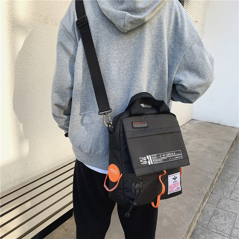 

Men Fashion Trendy Shoulder Bags Male Waterproof Nylon Crossbody Bags brand man bag Casual Wild Messenger Bags Daily Travel Bags