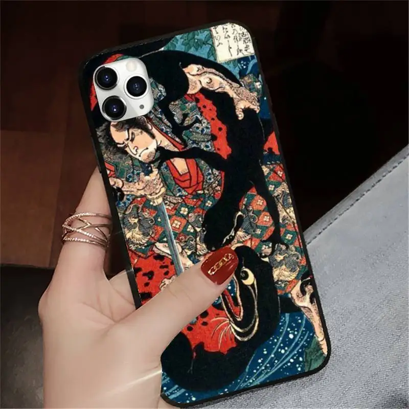 

Japanese samurai high quality Phone Case for iPhone 11 12 pro XS MAX 8 7 6 6S Plus X 5S SE 2020 XR