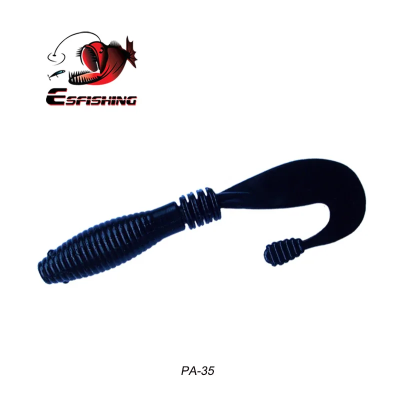 PA35 Esfishing приманка счетчик запаха Grub 100 мм 7,8 г рыболовные приманки Мягкая приманка воблер снасть Карп медленно джиггинг приманка форель, щука - Цвет: PA35