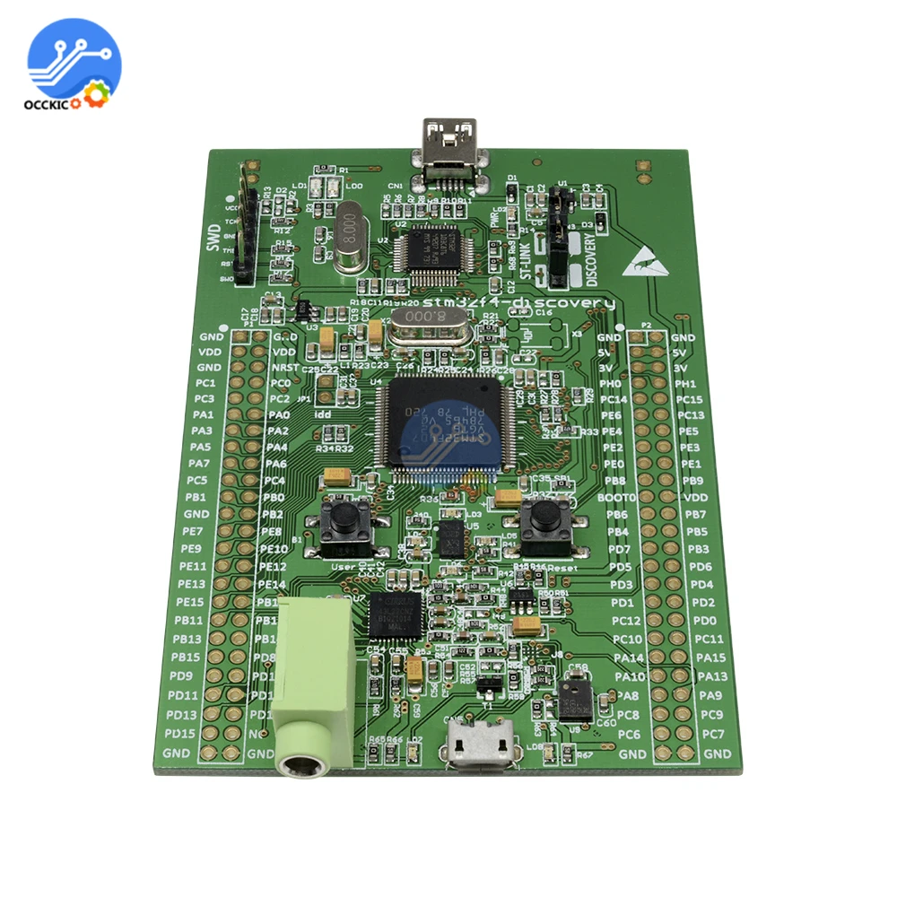 Плата разработки Stm32f4 Discovery Stm32f407 Cortex m4 модуль ST link V2 SWD Коннектор 3 В/5 В Micro AB USB