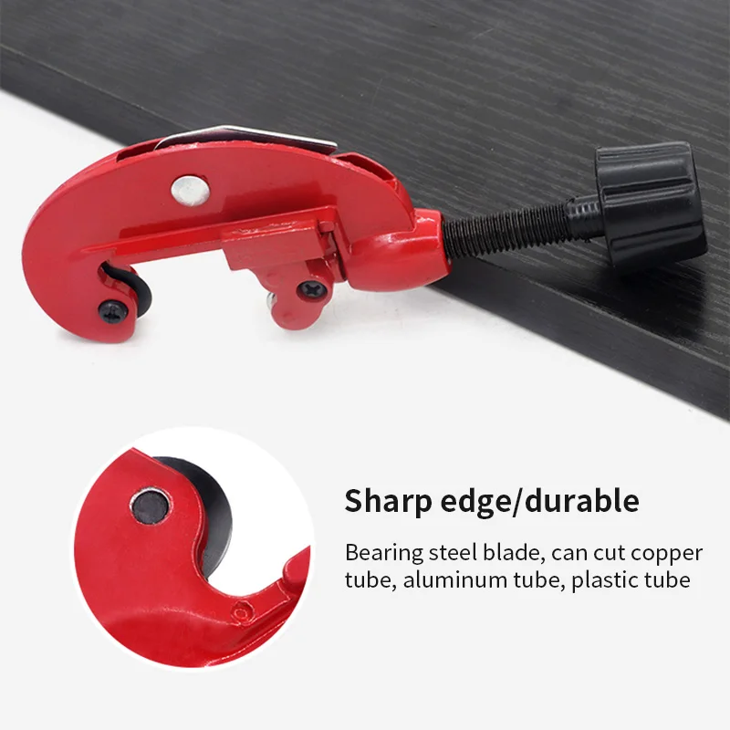 

Ball Bearing Pipe Cutter Tube Cutting Tool Copper Aluminum Tube Cutter PVC/PU/PP/PE Hose Cutting Hand Tools