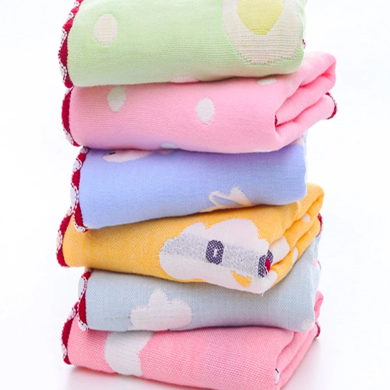 Новинка квадратное полотенце из чистого хлопка 25*25 см детское безопасное для