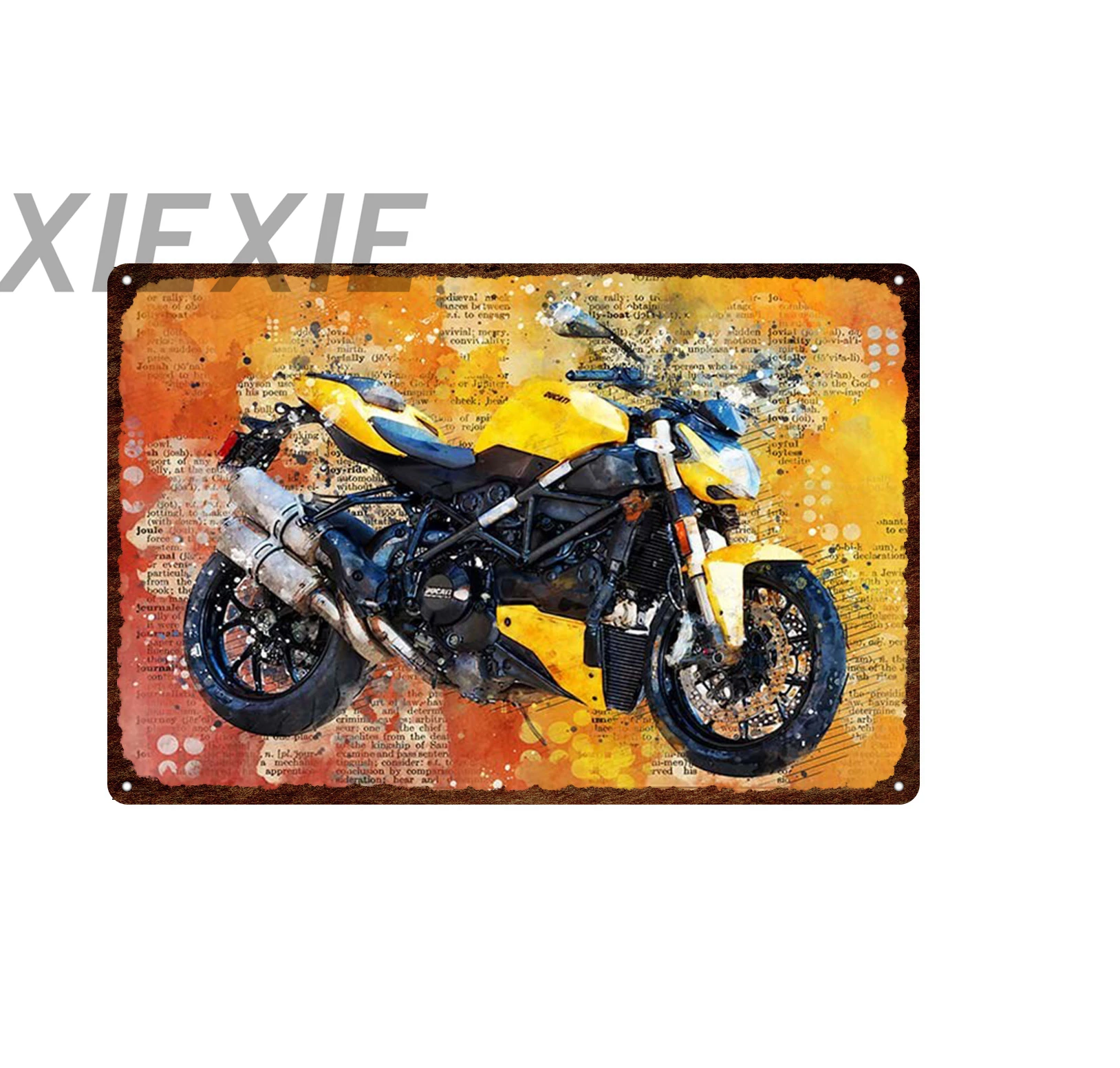 

Motorcycle Farm Tractor Metal Poster Cars Vintage Metal Retro Stickers Tin Plaque Tin Signs Hanging Wall Art House Drcor