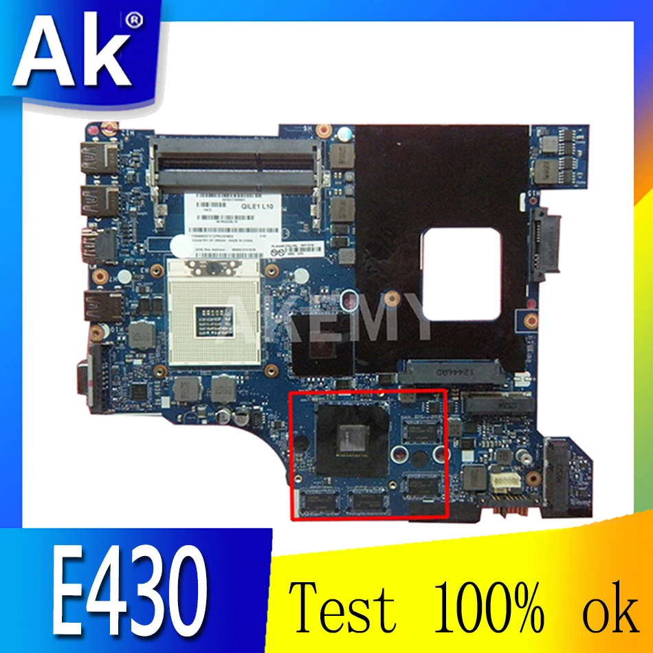 

04Y1214 04W4018 04Y1168 For LENOVO Thinkpad E430 E430C QILE1 LA-8131P SLJ8C N13P-GLR-A1 Laptop motherboard PGA989 Mainboard