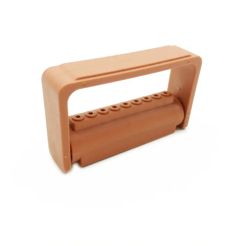 9 отверстий стоматологический алмазный Бур подставка коричневый держатель для