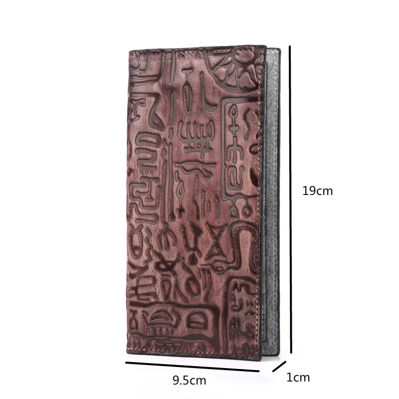 

Johnature Retro Long Luxury Wallet 2021 New Genuine Leather Handmade Embossing Womens Wallets And Purses Wallet Card Holder