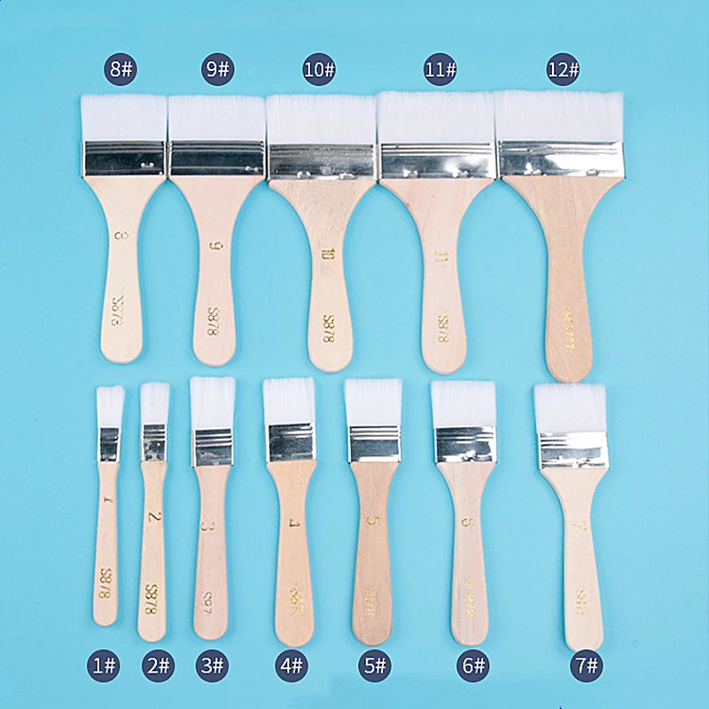 Никогда не линяет волосы Краски ing нейлоновая щетка масла акварельные карандаши