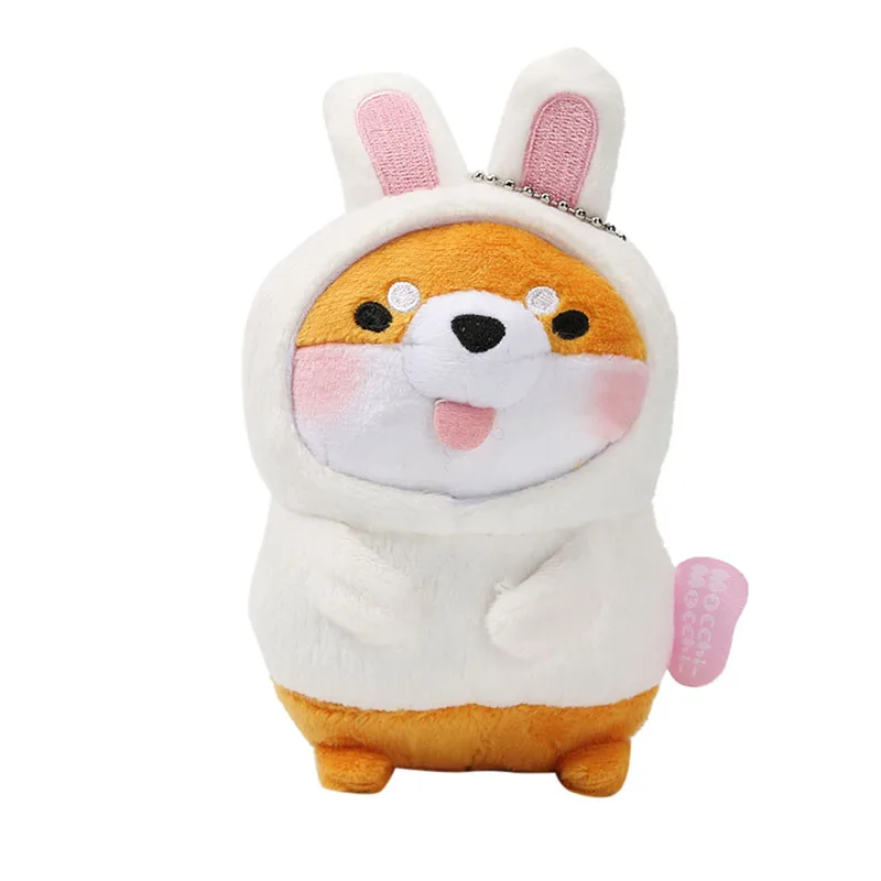 

Cute Simulation Plush Pendant Doll Akita Chaigou Penguin Kitten Hamster Stuffed Doll Backpack Keychain Bag Pendant Kids Gifts
