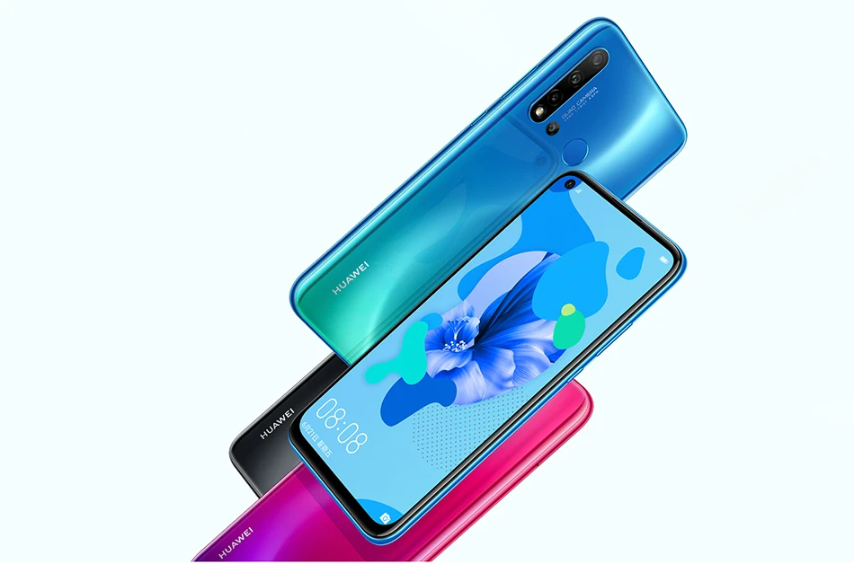 Huawei Nova 5i 6 гб 128 гб мобильный телефон 6,4 дюймов Kirin 710 восьмиядерный Android 9,0 2310x1080 type-C мобильный телефон мп мобильный телефон