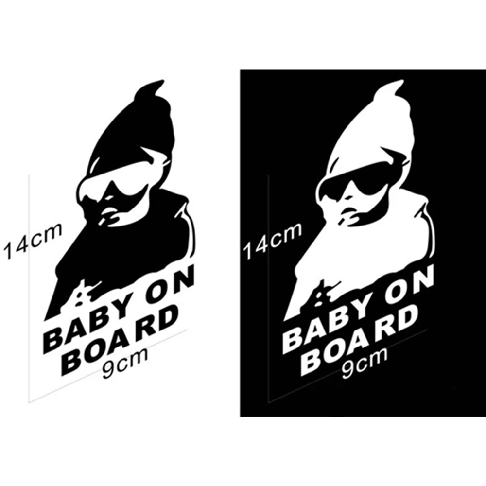 Детская Светоотражающая виниловая наклейка 14 Х9 см | Автомобили и мотоциклы