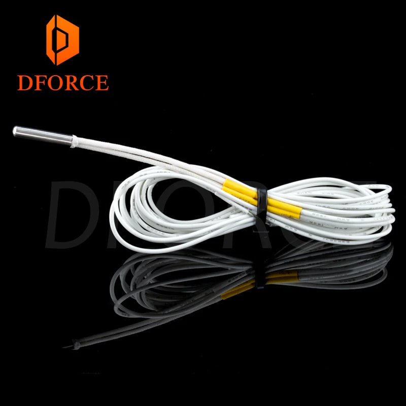 Картридж с термистором DFORCE 260 104GT-2 для E3D hotend v6 нагревательный блок максимальная поддержка до 260 градусов нагревательный блок Volcano