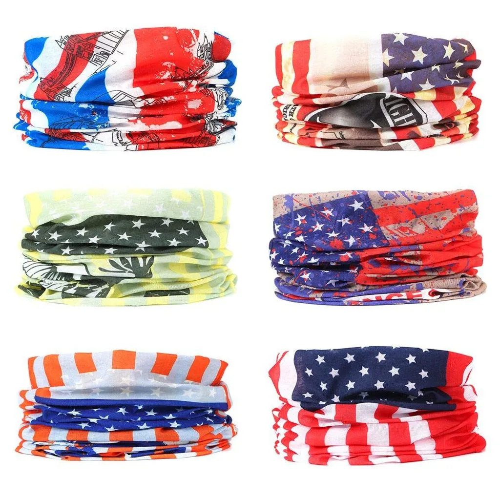 6 шт. шарф женский Facemask повязка на голову унисекс головной платок шейный для