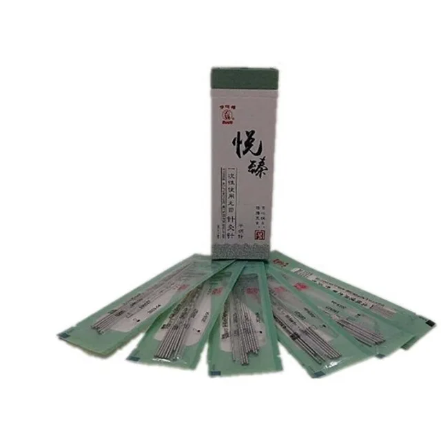 200pcs steel handle sterile acupuncture needle stress free disposable acupuncture needle 0.25/0.30/0.35/0.40mm