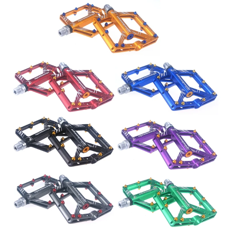

New Hot MTB Pedals Mountain Bike Pedals Wide 4 bearings Lightweight