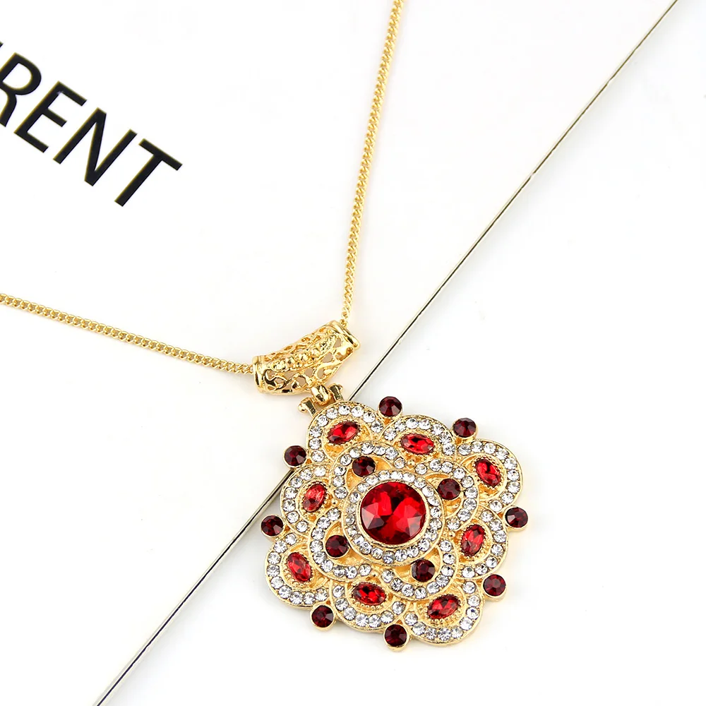 Sunspicems модные марокканские бриллианты для женщин золотистые аксессуары с