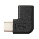 90 градусов правый угол USB 3,1 Тип C папа к женскому USB-C адаптер конвертер