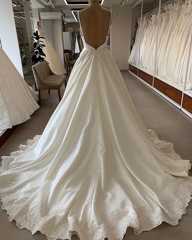 FATAPASE роскошное кружевное свадебное платье русалки 2020 со съемным шелковым