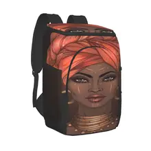Thermal Backpack African American Pretty Girl Waterproof Cooler Bag Large Insulated Bag Picnic Cooler Backpack Refrigerator Bag