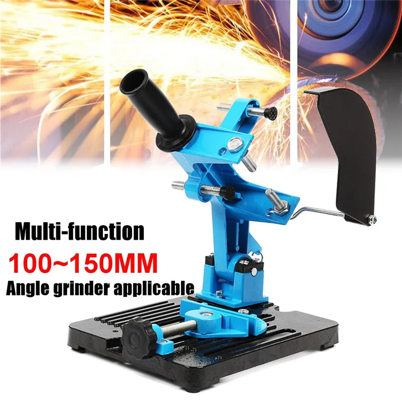 

Подставка для угловой шлифовальной машины кронштейн с двумя подшипниками для углового резака 115-150, держатель кронштейна, док-станция, Чугун...