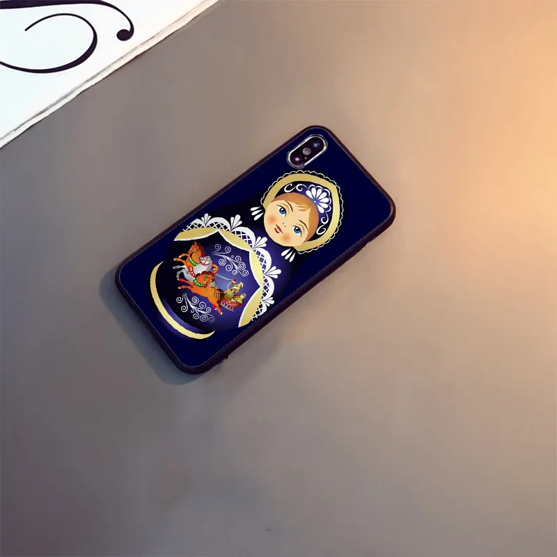 russian dolls pattern matryoshka soft phone case for iphone x xs xr xsmax 11 12pro max 5s se 2020 6splus 7 8plus 12mini cover free global shipping