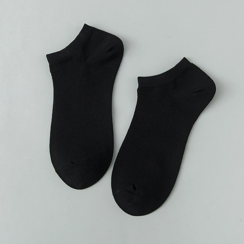 10 Pairs/Men's Crew Socks Men Cotton Casual Wicking Comfort Breathable  Ankle Socks Gift For Man Low Price Short Socks Wholesale enlarge