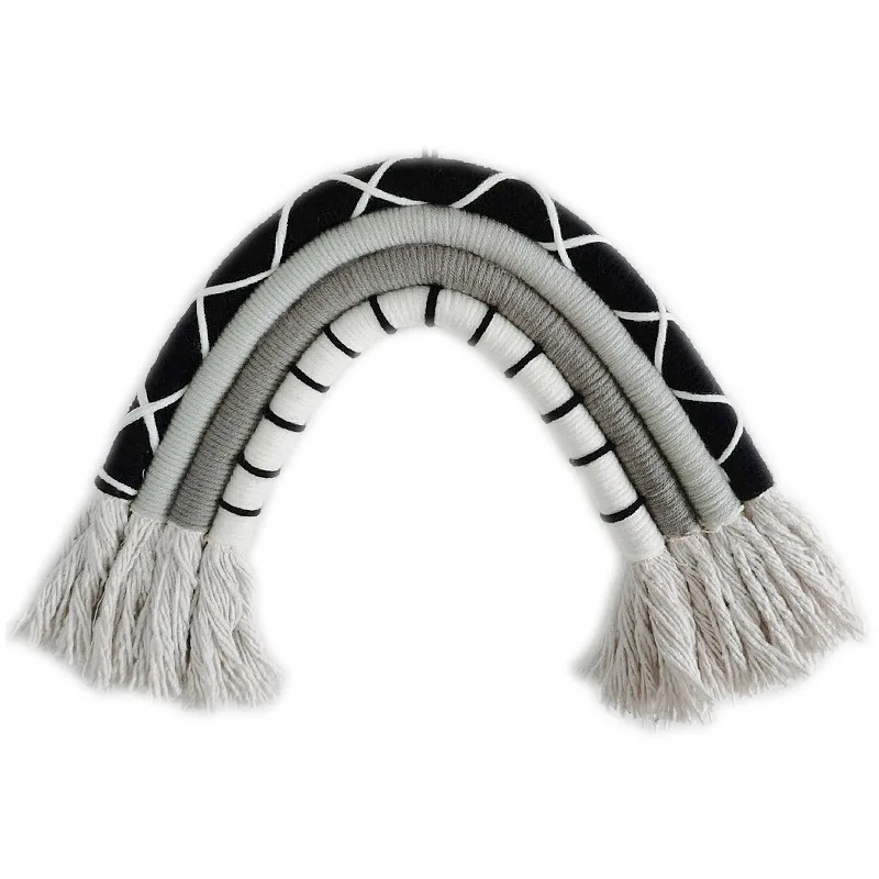 Ручной Радужный гобелен в скандинавском стиле для детской комнаты домашнее