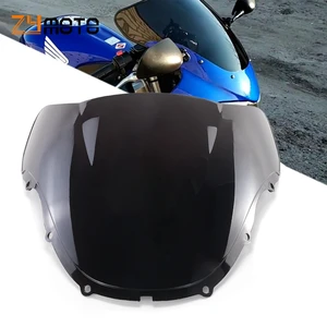 New Motorcycle Double Bubble Windshield Windscreen Fairing For HONDA CBR600 F4 1999 2000 CBR 600 CBR600F4 99 00