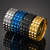 fashion trendy rings for women men lover luxury stainless steel wedding valentines jewelry best gift