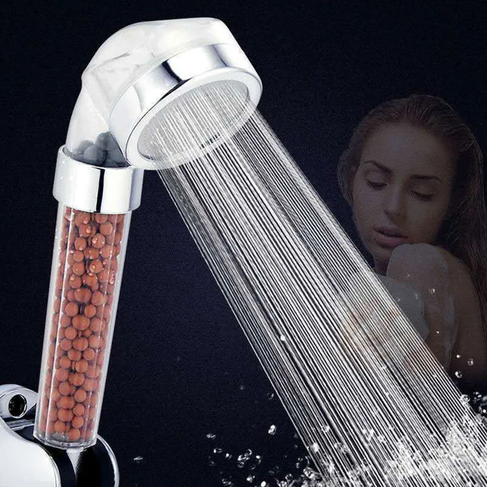 

Bathtub Shower High Pressure Water-saving Bathroom Negative Ion Filter Shower Water-saving Filter Remove and Wash SPA Nozzle