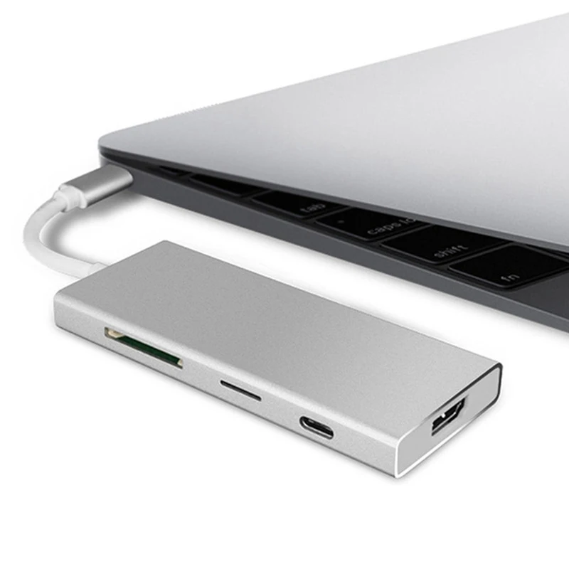 5в1 USB C концентратор huawei P20 mate 20 Pro type usb хаб до 3.0Hub HDMI кардридер Thunderbolt3 адаптер для