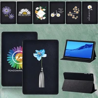 for huawei mediapad m5 lite 10 1mediapad m5 10 8 foldable flip tablet stand daisy series pattern casepen