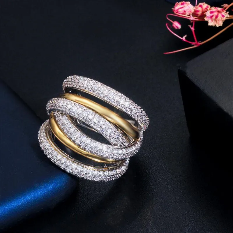 Популярные винтажные модные ювелирные изделия 14KT Белое золото заполнение