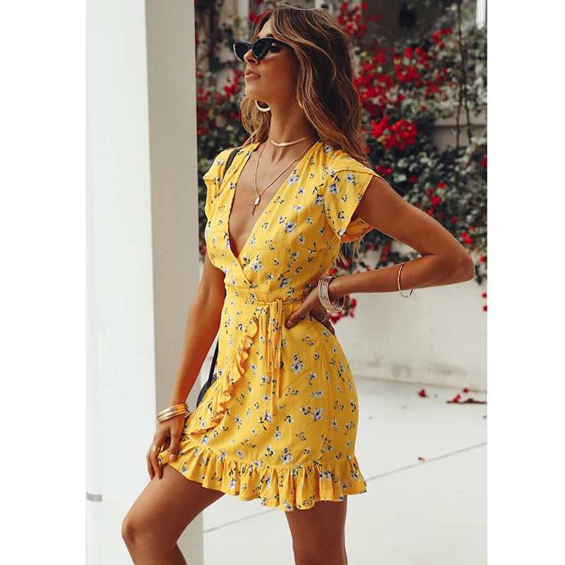 Женское летнее платье 2019 модное ретро женское хлопковое сексуальное облегающие